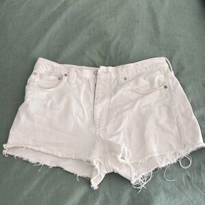 Madewell denim shorts. White size 29
